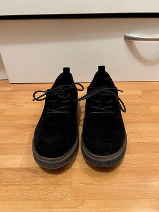 Zapatos Coolway terciopelo negro