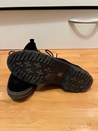 Zapatos Coolway terciopelo negro