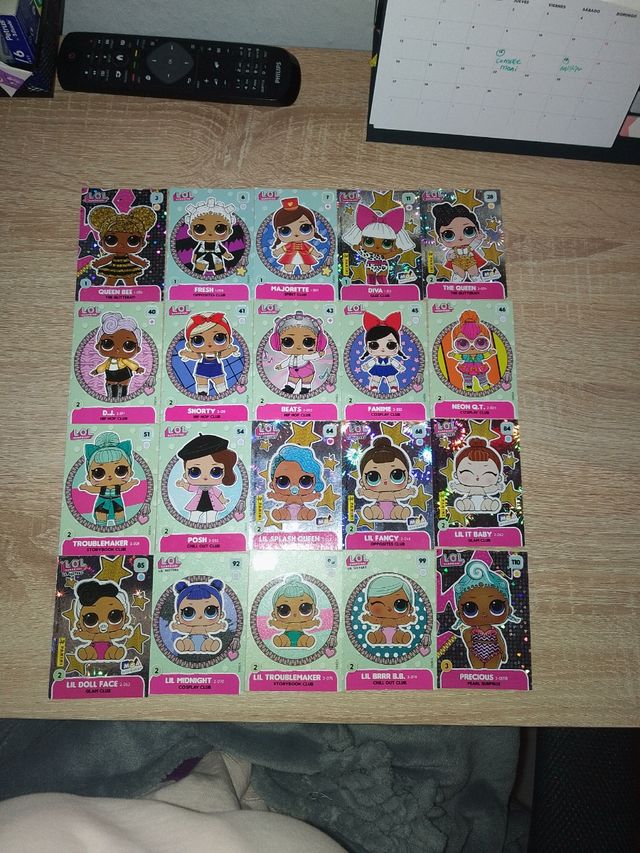 Pack de 34 cartas LOL SURPISE