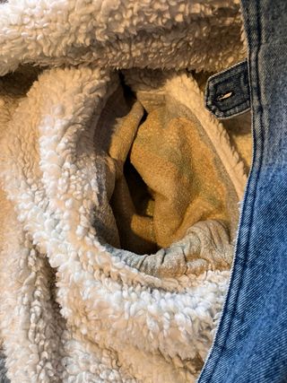 Abrigo chaqueta vaquera bomber vintage retro 80s