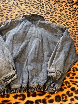 Abrigo chaqueta vaquera bomber vintage retro 80s