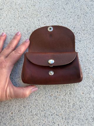 Monedero grande de cuero original