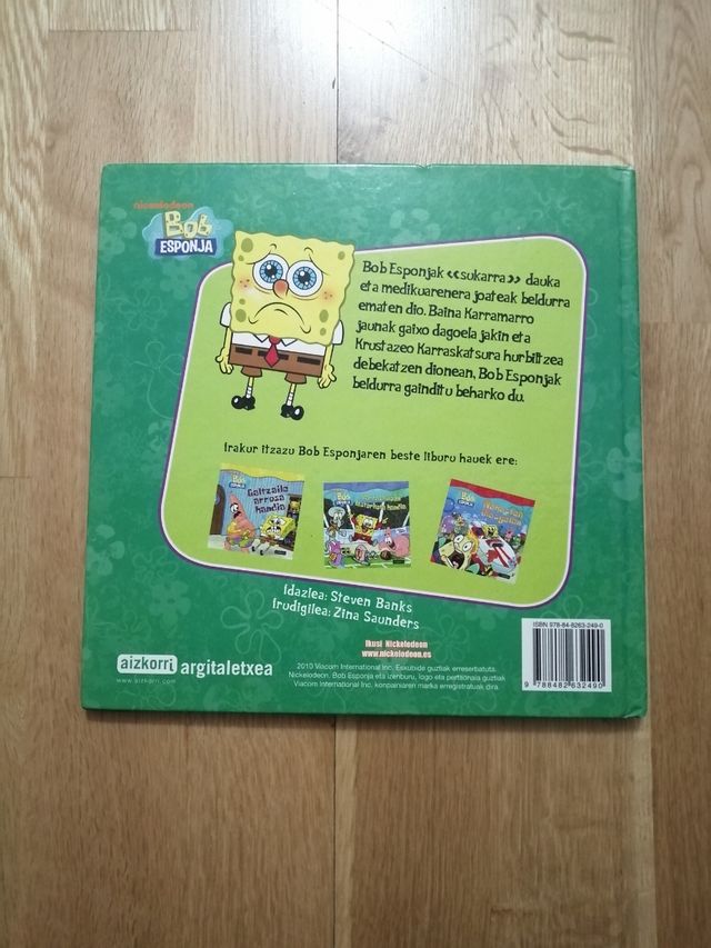 LIBRO BOB ESPONJA LIBURUA
