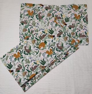 Funda nórdica cuna animales del bosque