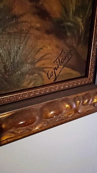 Óleo antiguo firmado