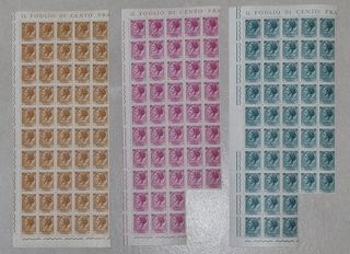 Francobolli Italia - Repubblica 1955