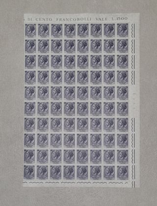 Francobolli Italia - Repubblica 1955