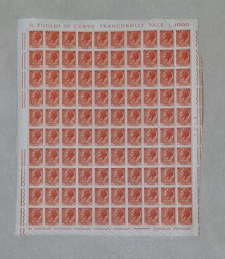 Francobolli Italia - Repubblica 1955