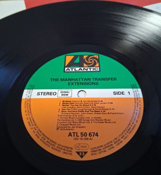 LP de The Manhattan Transfer: "Extensions" (1979)