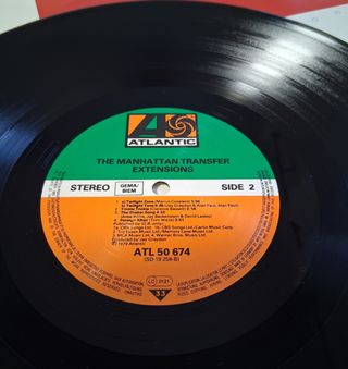 LP de The Manhattan Transfer: "Extensions" (1979)