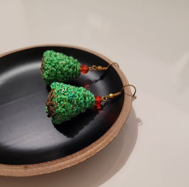 Orecchini in tessuto