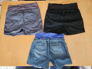 Lote 3 shorts premamá 