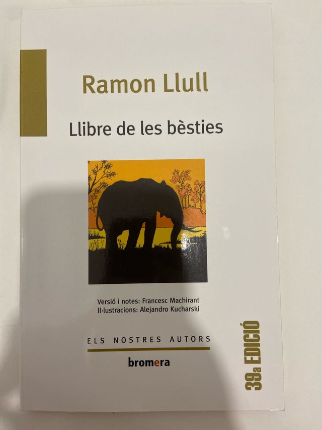 libro “Llibre de les bèsties”