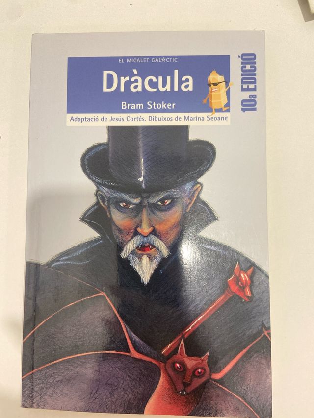libro “Dràcula”