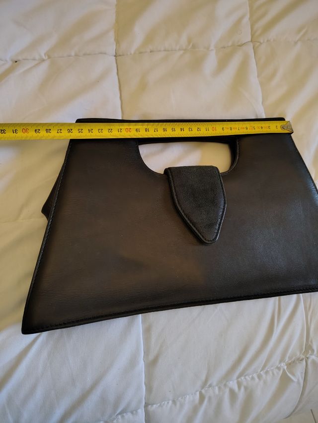 Bolso negro piel auténtica
