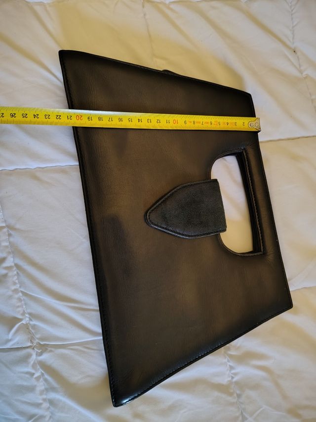 Bolso negro piel auténtica