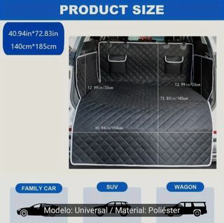 Capa para mala de automóvel