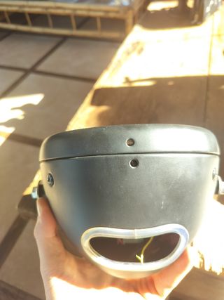Faro triumph Bonneville Negro 