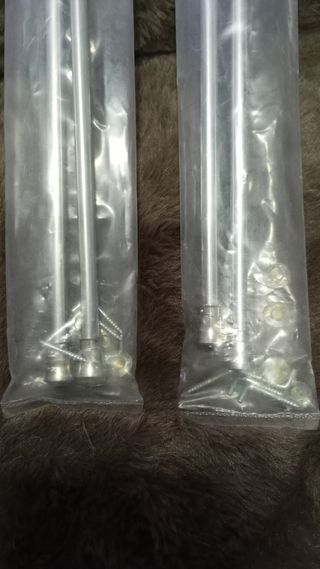 Astine x tende acciaio 40-50 cm