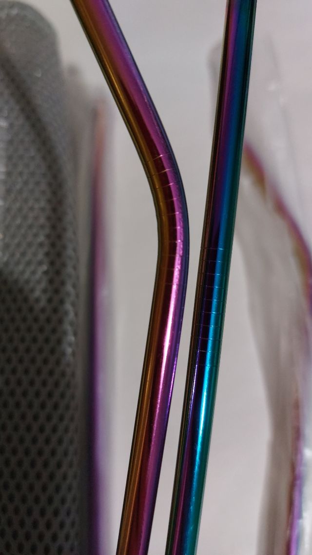 Pajitas reutilizables inoxidables