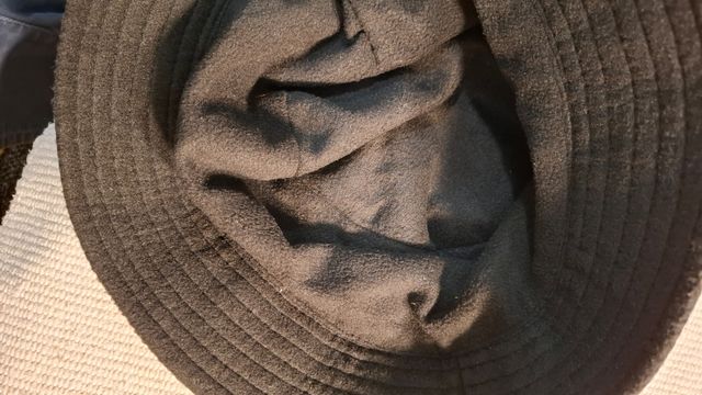 Gorro pescador impermeable negro