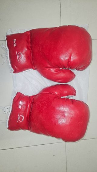 Saco de boxeo con guantes de regalo