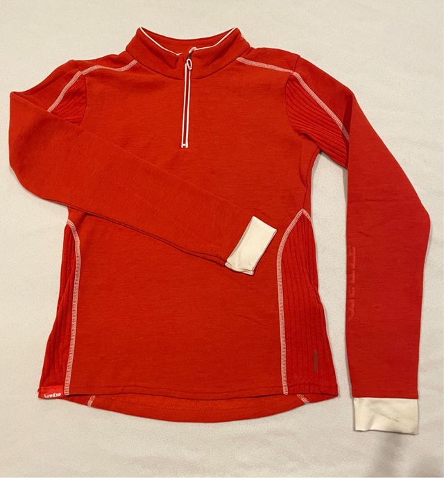 Forro polar OXYLANE rojo talla 12