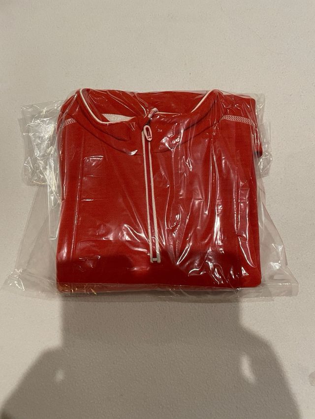 Forro polar OXYLANE rojo talla 12