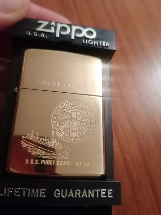 ZIPPO USS PUGET SOUND AD-38