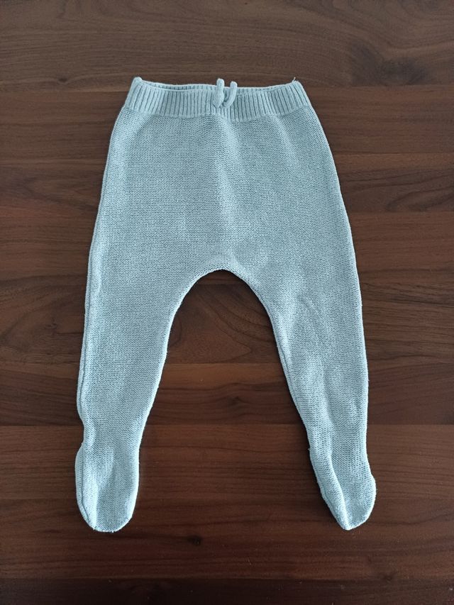 Pantalon algodon lana bebe 6 MESES.
