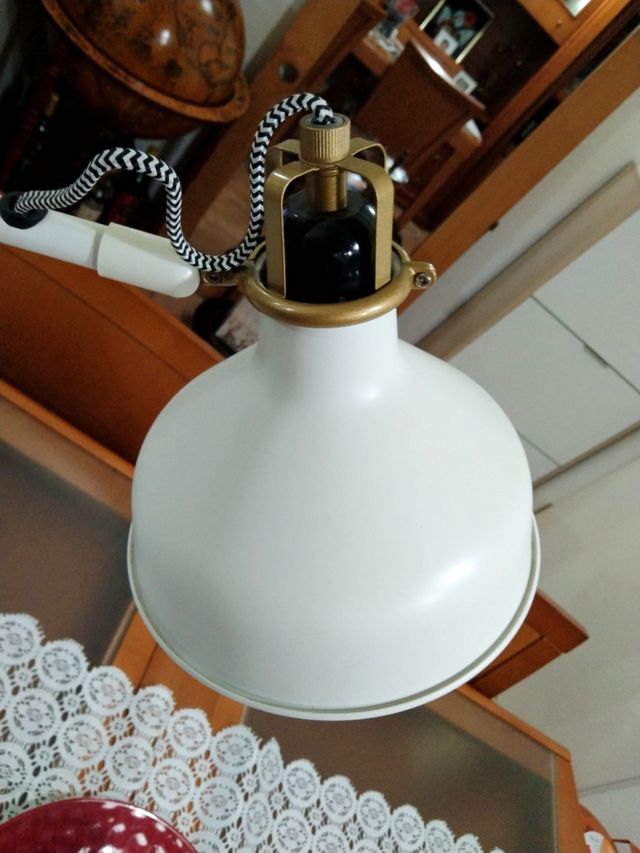 Lampara de mesa industrial 