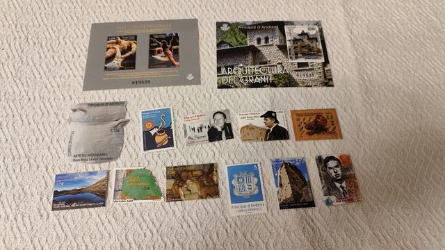 Emisiones de Filatelia Andorra 2017