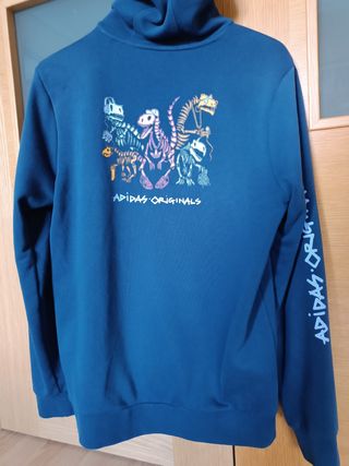 Sudadera Adidas de niño azul 