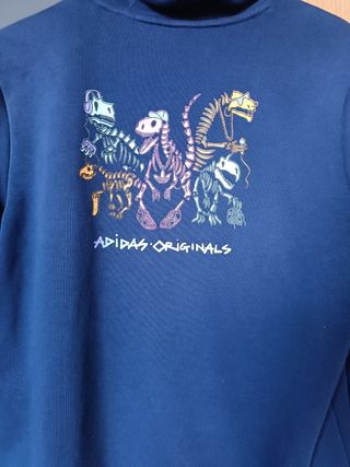 Sudadera Adidas de niño azul 
