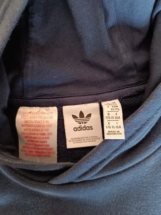 Sudadera Adidas de niño azul 