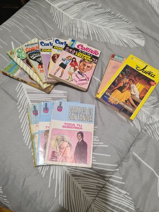 Lote novelas románticas antiguas