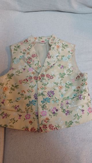Chaleco fallero cruzado niño