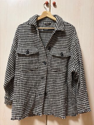Sobrecamisa de cuadros ZARA
