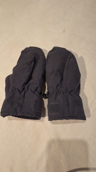 Manopla niño beve sky ski esquí gris  