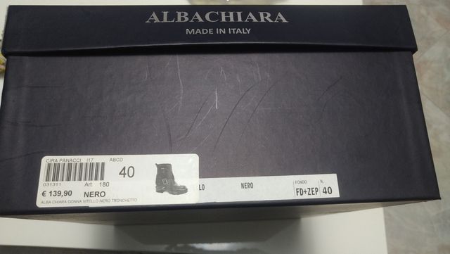 Stivaletti tronchetto donna nero nr. 40