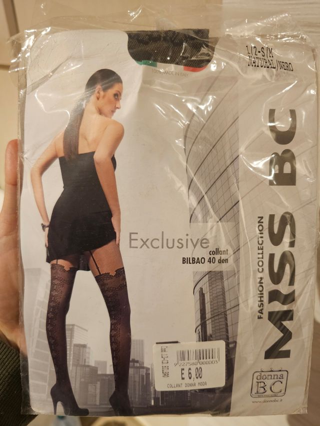 Collant lavorate effetto autoreggenti