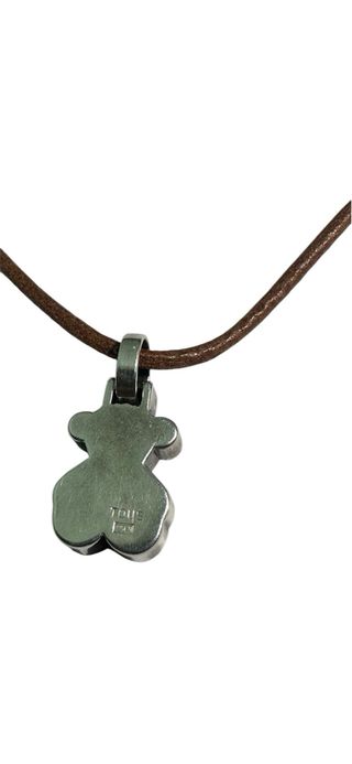 Collar Tous plata y cuero