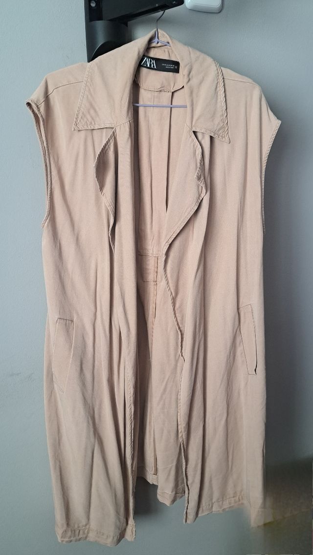 Chaleco largo talla grande