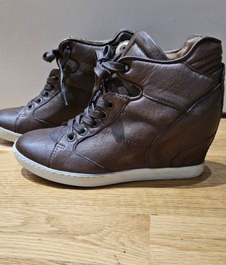 Bamba cuña Air Step marron