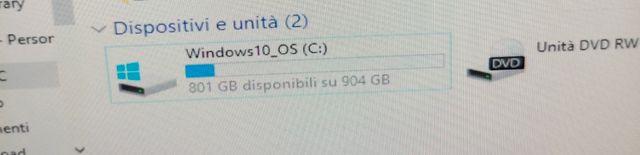 Pc fisso Lenovo più monitor Samsung