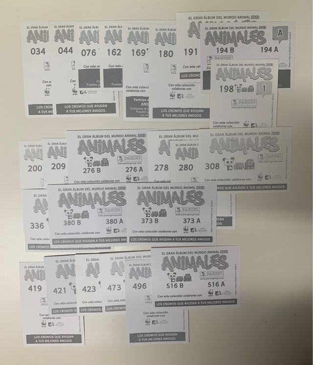 Adesivi da collezione dall'album Animals 2013