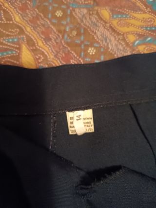 Pantaloni blu eleganti vintage