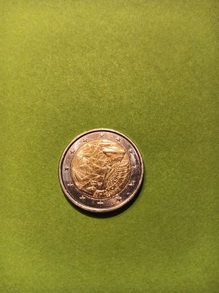 Moneda conmemorativa 2 euros.