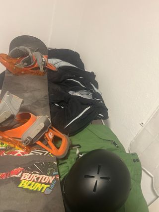 Tabla Snow Pantalon Casco Guantes Gafas