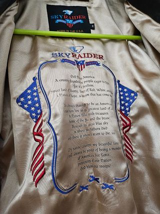 Chaqueta aviador cuero